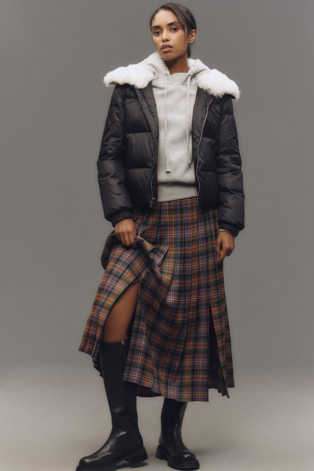 Theory Sherpa-Collar Puffer Jacket | Anthropologie