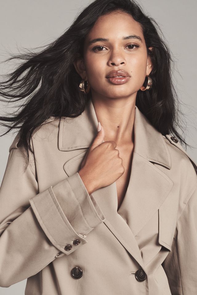 Theory Oversized Double-Breasted Trench Coat #2