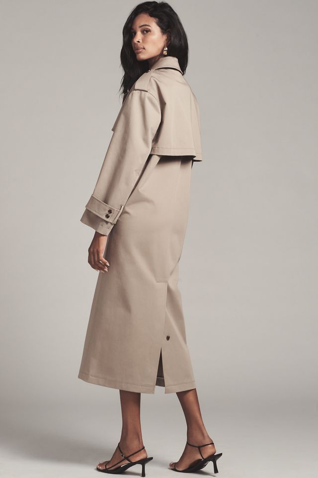 Theory Oversized Double-Breasted Trench Coat #3