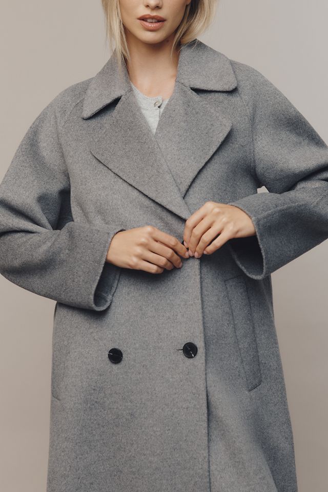 By Anthropologie Double-Faced Wool Coat | Anthropologie