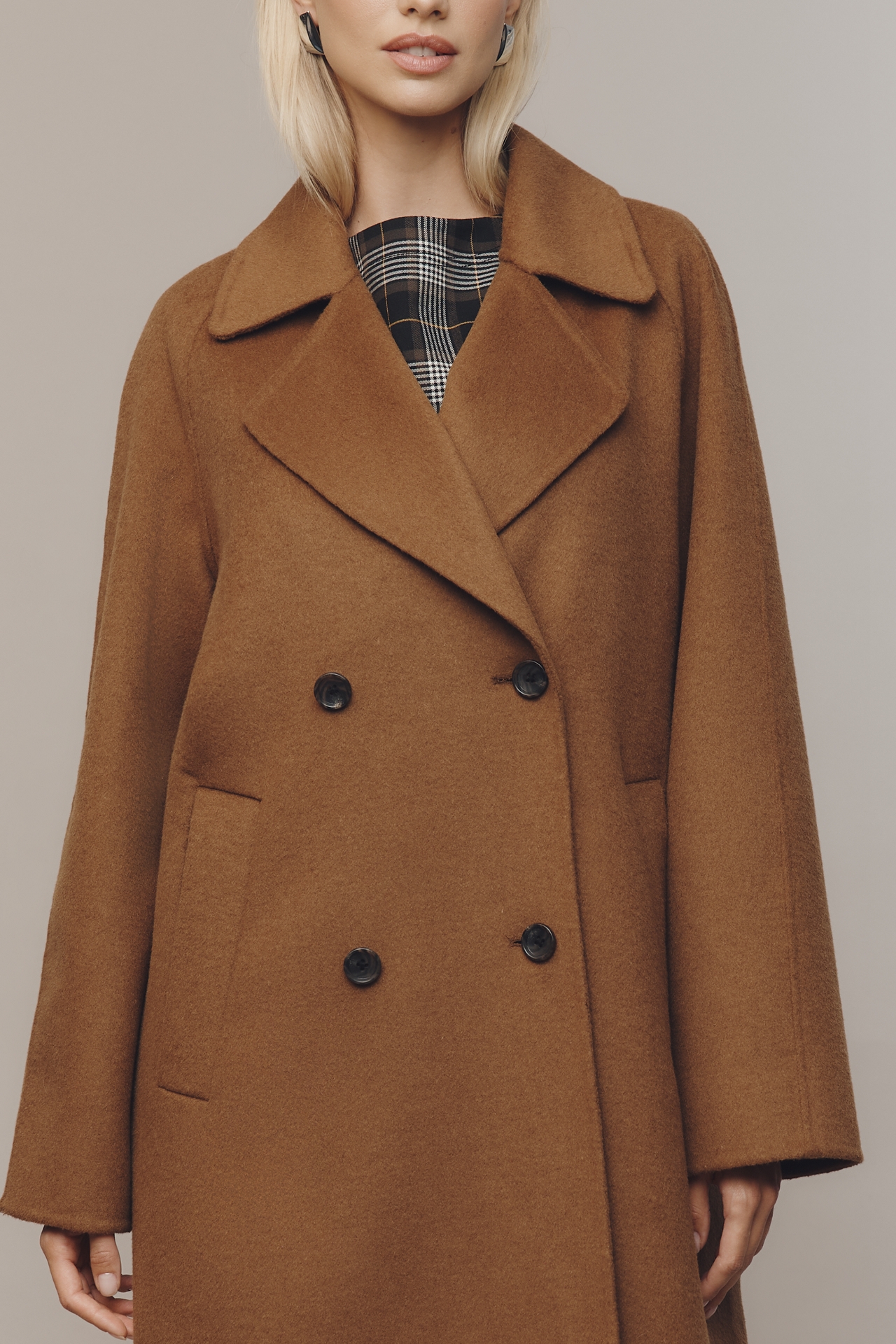 By Anthropologie Double-Faced Wool Coat