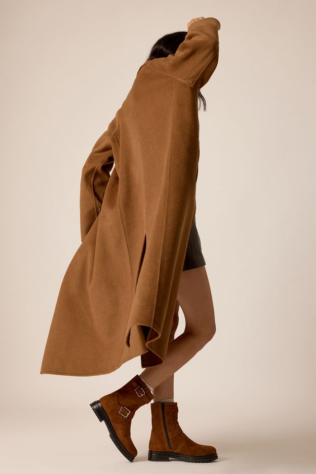 By Anthropologie Double-Breasted Wool-Blend Coat #12