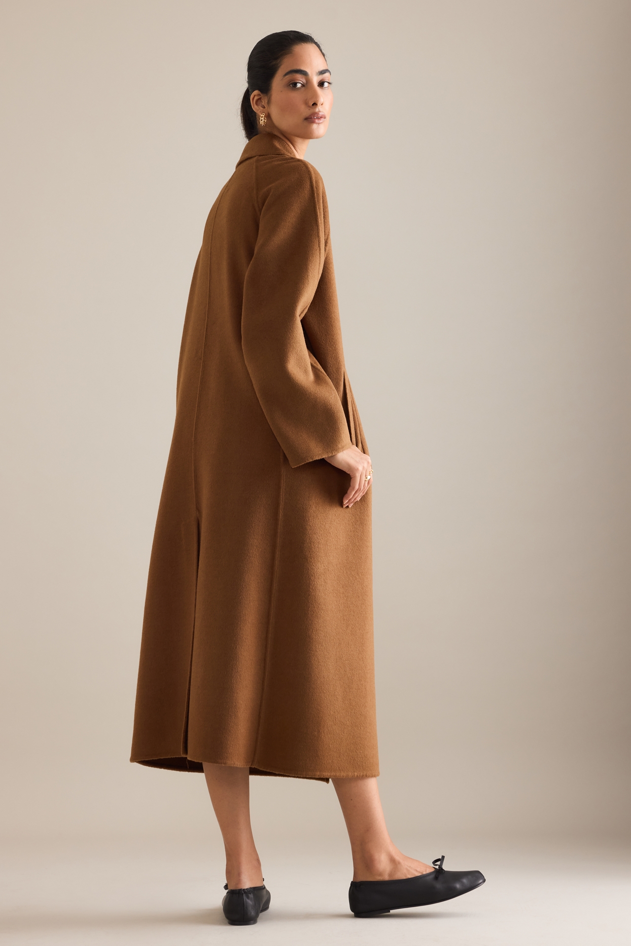 By Anthropologie Double-Faced Wool Coat