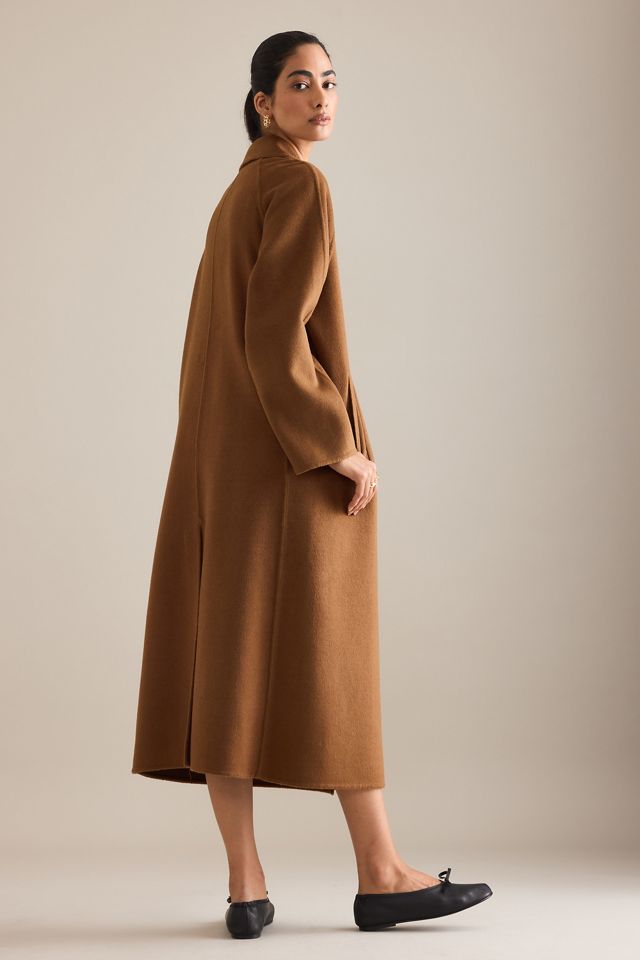 By Anthropologie Double-Breasted Wool-Blend Coat #3
