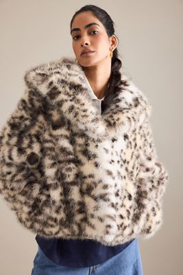 Cappotto sciarpa in pelliccia By Anthropologie