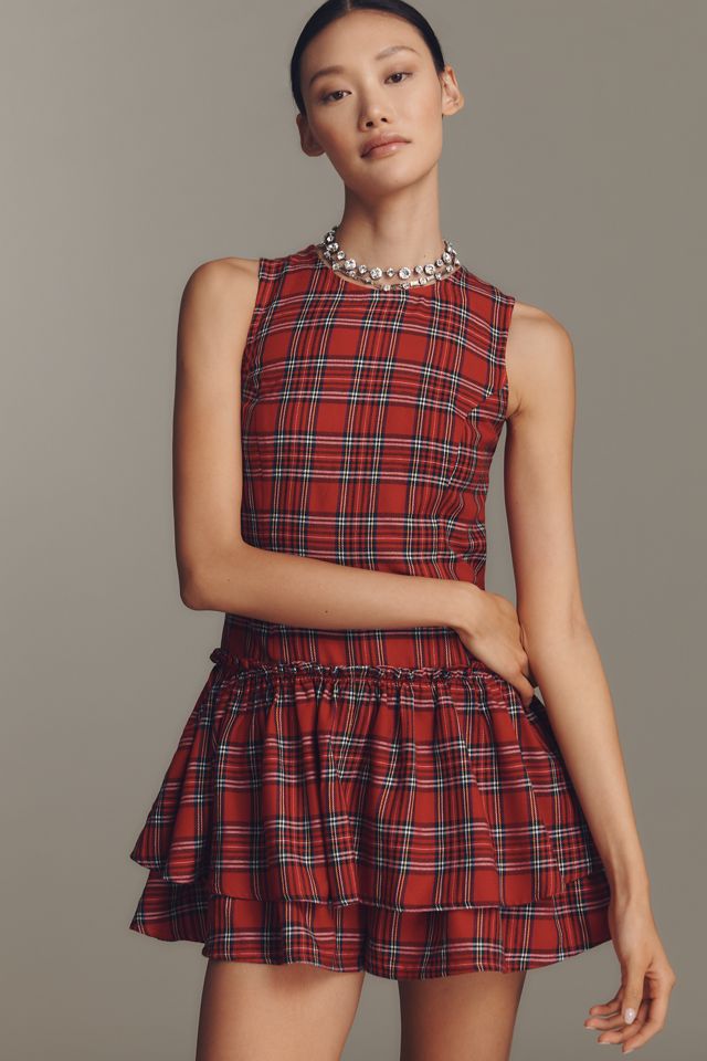 Porridge Sleeveless Drop-Waist Romper #1