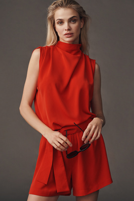 Beckette High-Neck Romper