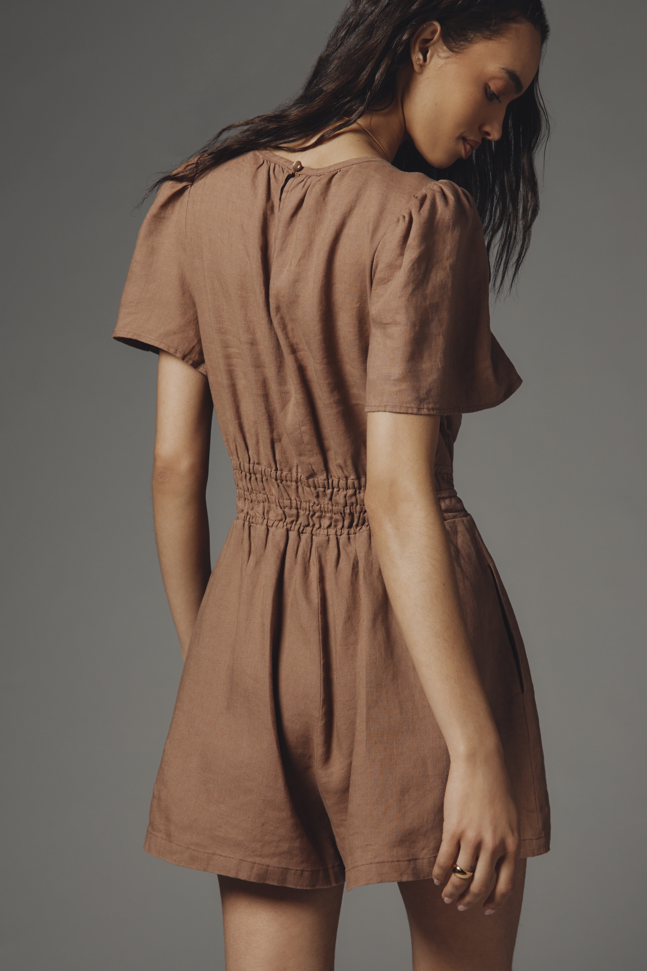 The Somerset Romper: Linen Edition