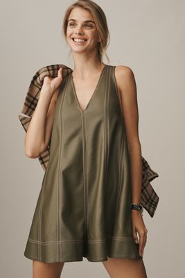 By Anthropologie Scallop Halter Romper