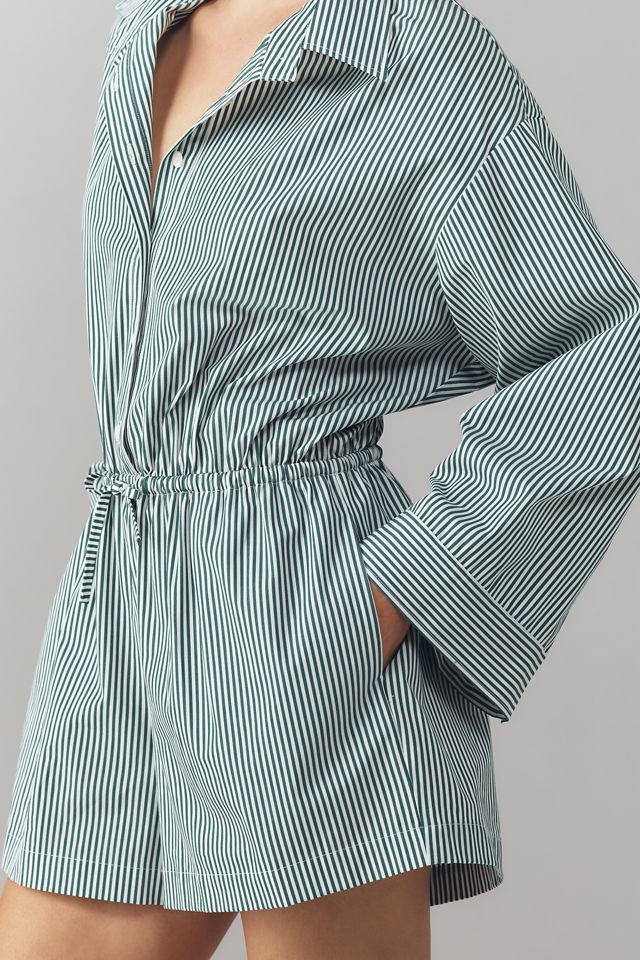 Faithfull Long-Sleeve Collared Romper #2