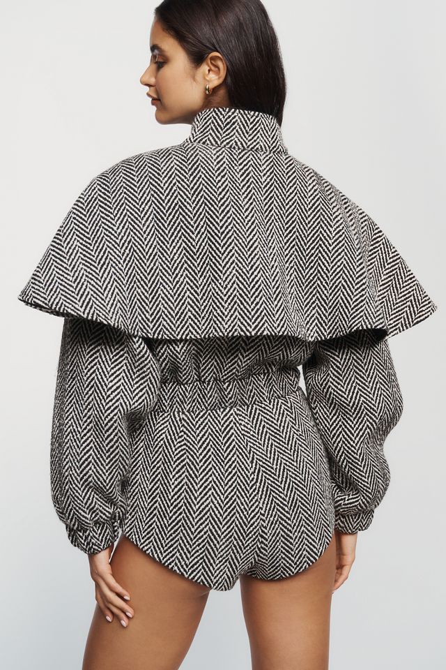 Naked Wardrobe Wool Blend Mock Neck Romper #2