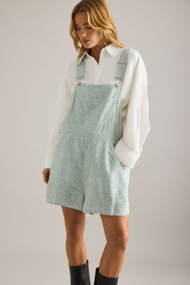 WeWoreWhat Shortalls aus Leinen-Mischung #4