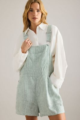 Salopette in misto lino WeWoreWhat