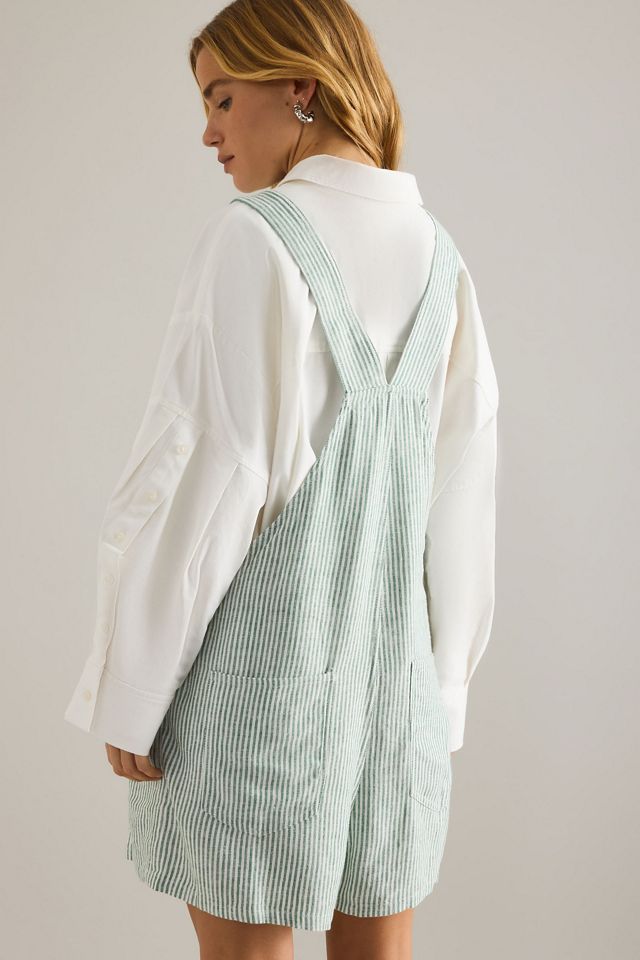 WeWoreWhat Shortalls aus Leinen-Mischung #1