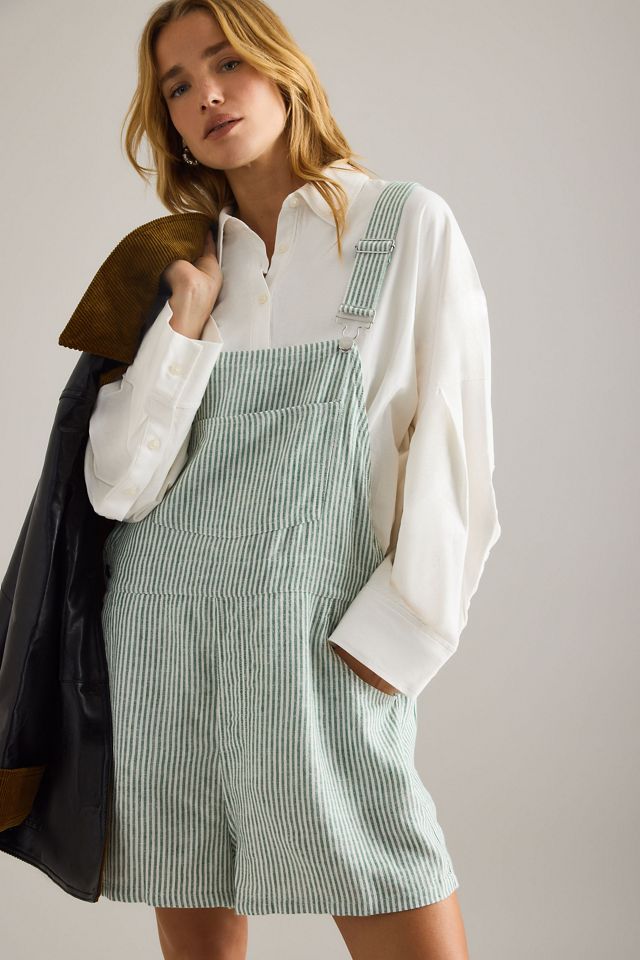 WeWoreWhat Shortalls aus Leinen-Mischung #2