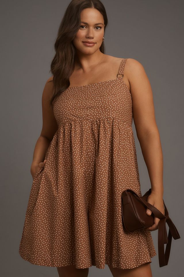 Maeve Sleeveless Square-Neck Babydoll Romper #4