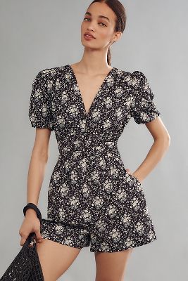 The Katerina Button-Front Romper
