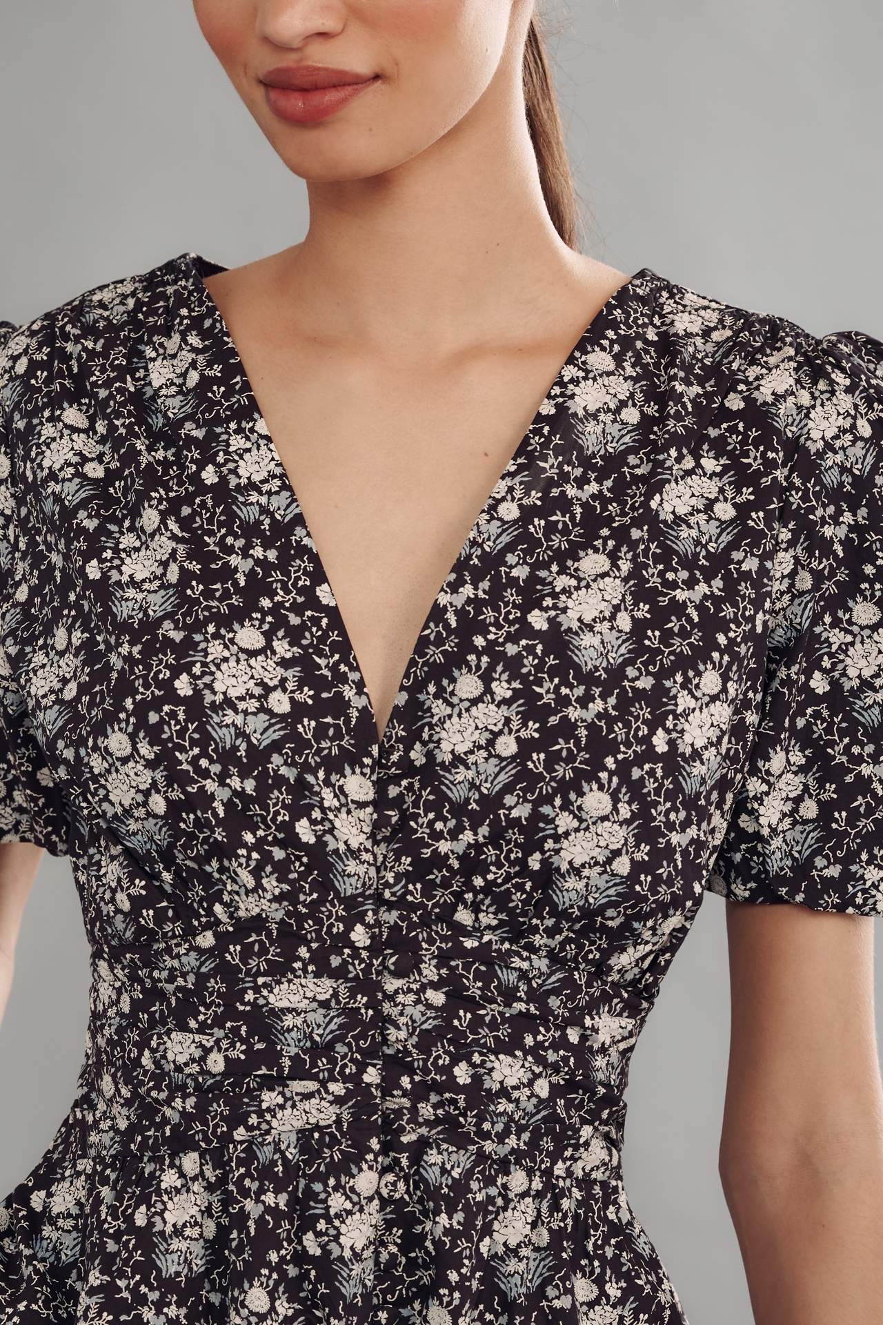 The Katerina Button-Front Romper