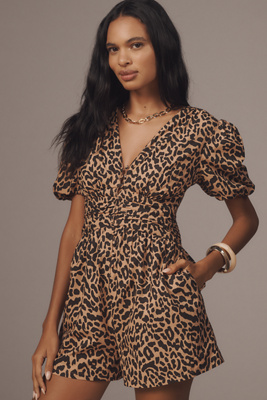 The Katerina Button-Front Romper product page