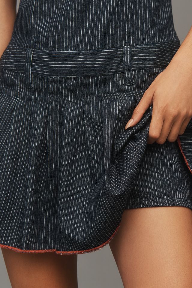 Pilcro Sleeveless Pleated Denim Romper #3