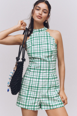 Scallop Halter Romper