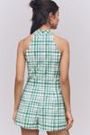 By Anthropologie Scallop Halter Romper