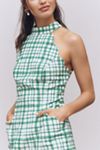 By Anthropologie Scallop Halter Romper