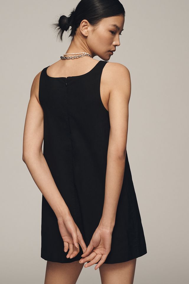 Maeve Sleeveless Square-Neck Shift Romper #1