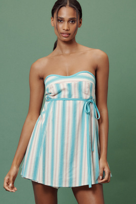Combishort en lin Babydoll, taille: Uk 6 chez Anthropologie - Maeve - Modalova