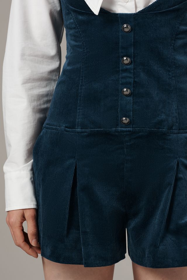 Maeve Long-Sleeve Suspender Twofer Romper #1