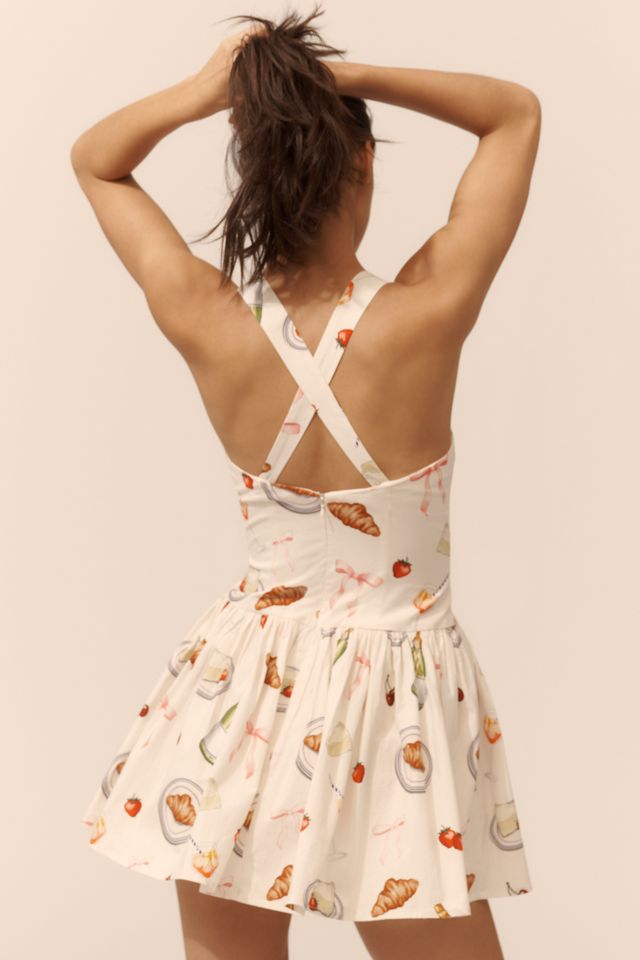 Avec Les Filles Ruffled Drop-Waist Romper #2
