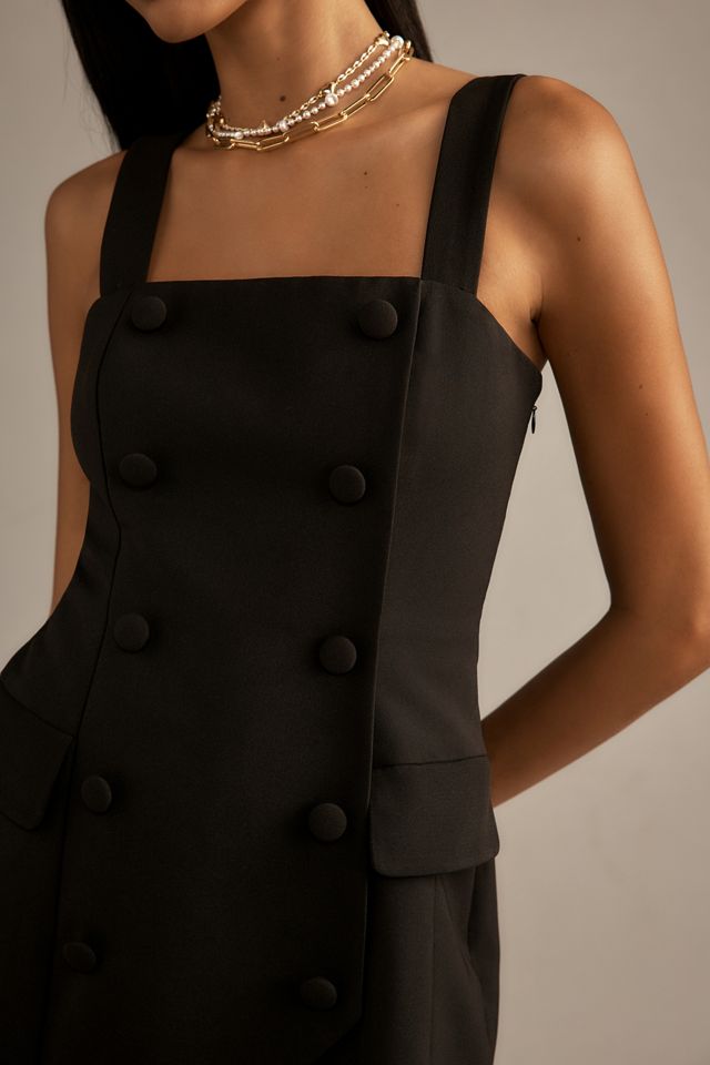 Hutch Sleeveless Button-Front Blazer Romper #1