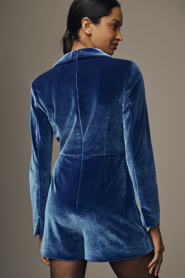 Hutch Velvet Blazer Romper #2