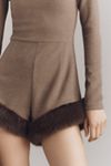 Porridge Sleeveless Drop-Waist Romper