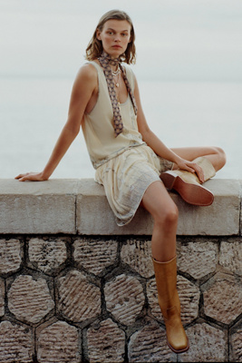 By Anthropologie Sleeveless Embellished Romper In Yellow