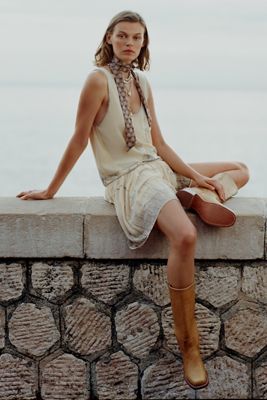 By Anthropologie Sleeveless Embellished Romper