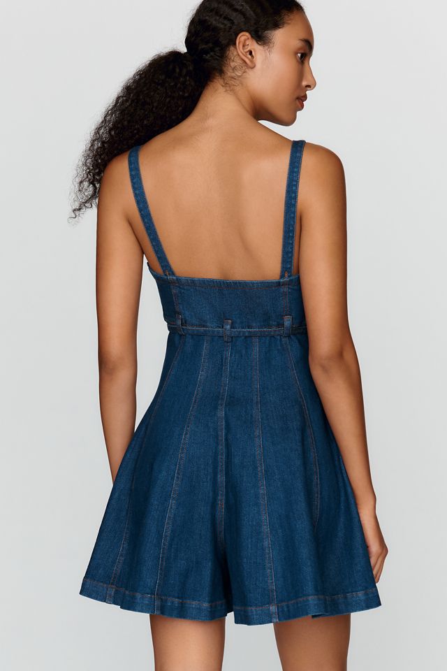 Pilcro Sweetheart Denim Romper #1