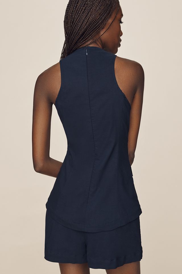 Maeve Tailored Buttondown Playsuit #1