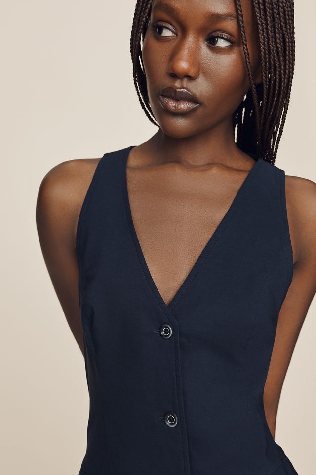 Maeve Tailored Buttondown Playsuit #2