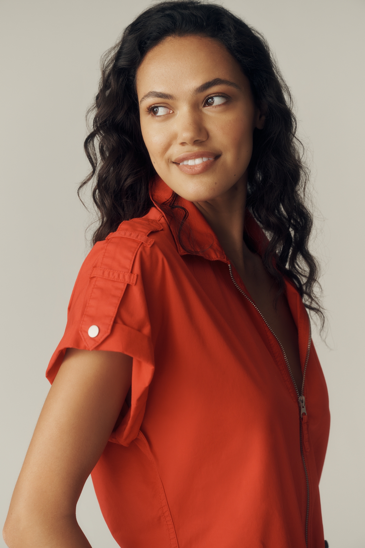 Pistola Meg Zip-Front Romper