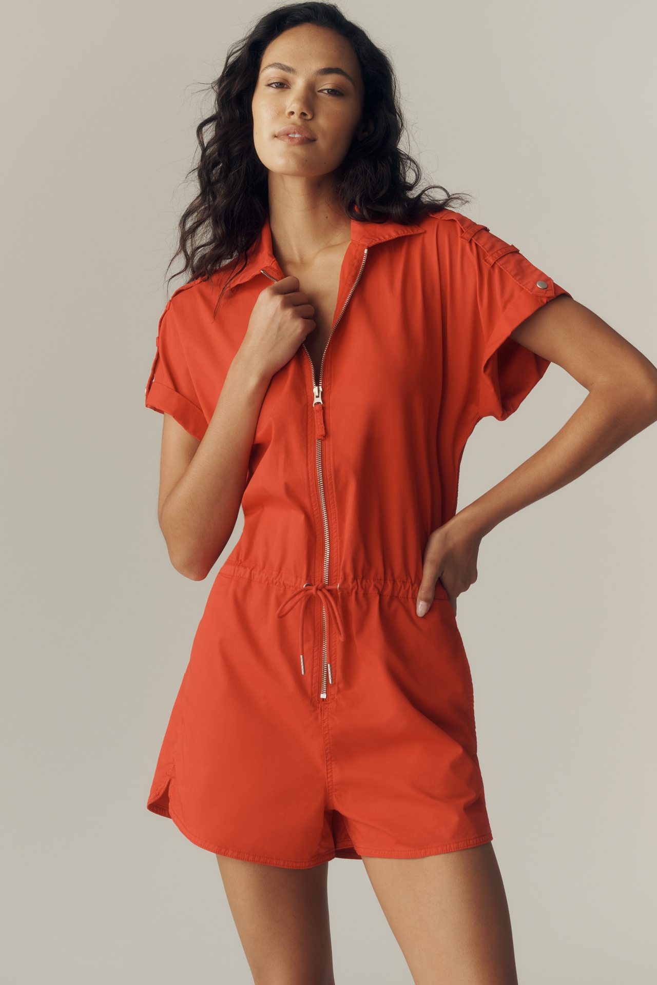 Pistola Meg Zip-Front Romper
