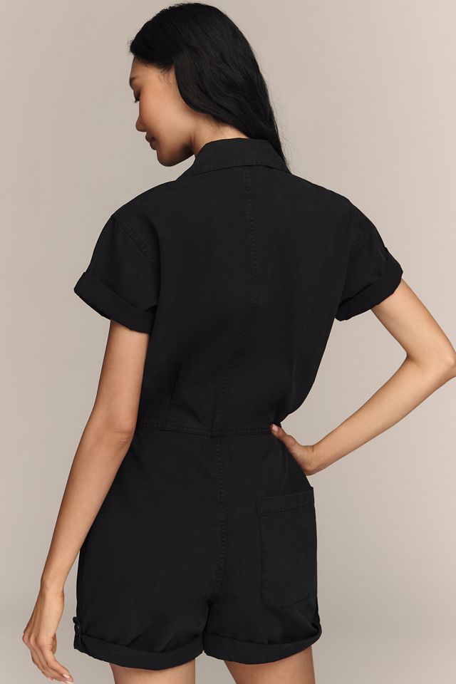 Pistola Parker Buttondown Romper | Anthropologie