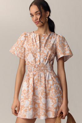 The Somerset Collection By Anthropologie The Somerset Romper: Poplin Edition In Multicolor