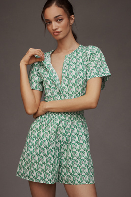 The Somerset Collection By Anthropologie The Somerset Romper: Poplin Edition
