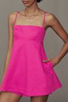 By Anthropologie Square-Neck Peplum Romper