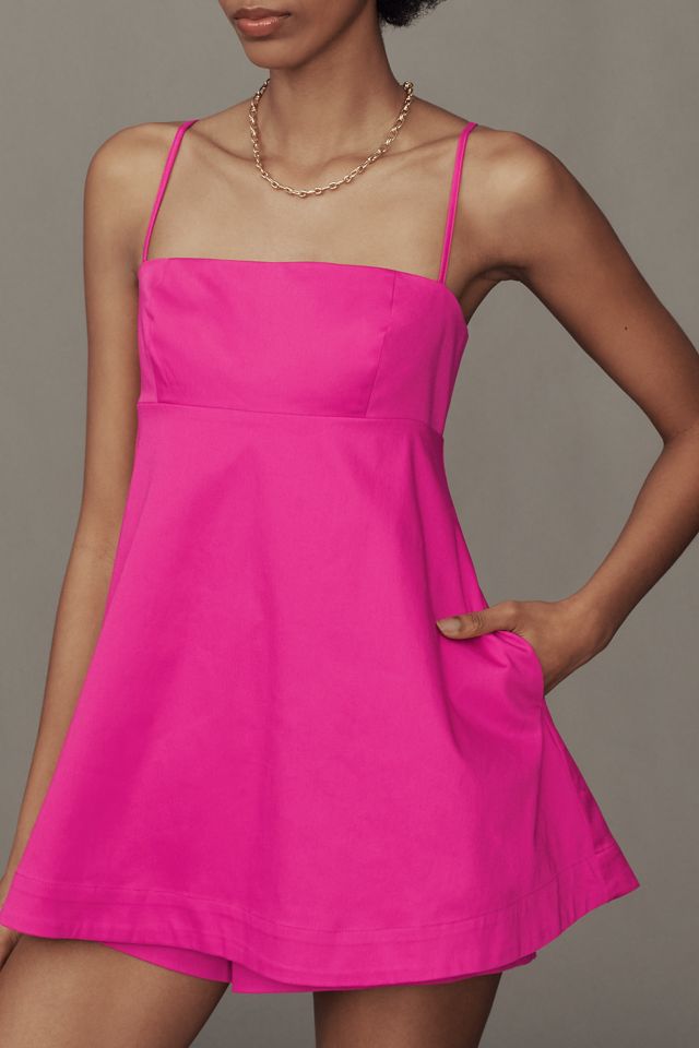 By Anthropologie Square-Neck Peplum Romper #3