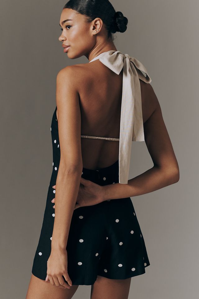 Mono Sin Mangas con Cuello Halter Maude Nica #1