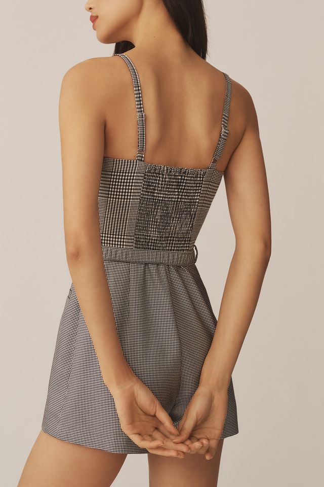 Mare Mare Sleeveless Belted Romper | Anthropologie