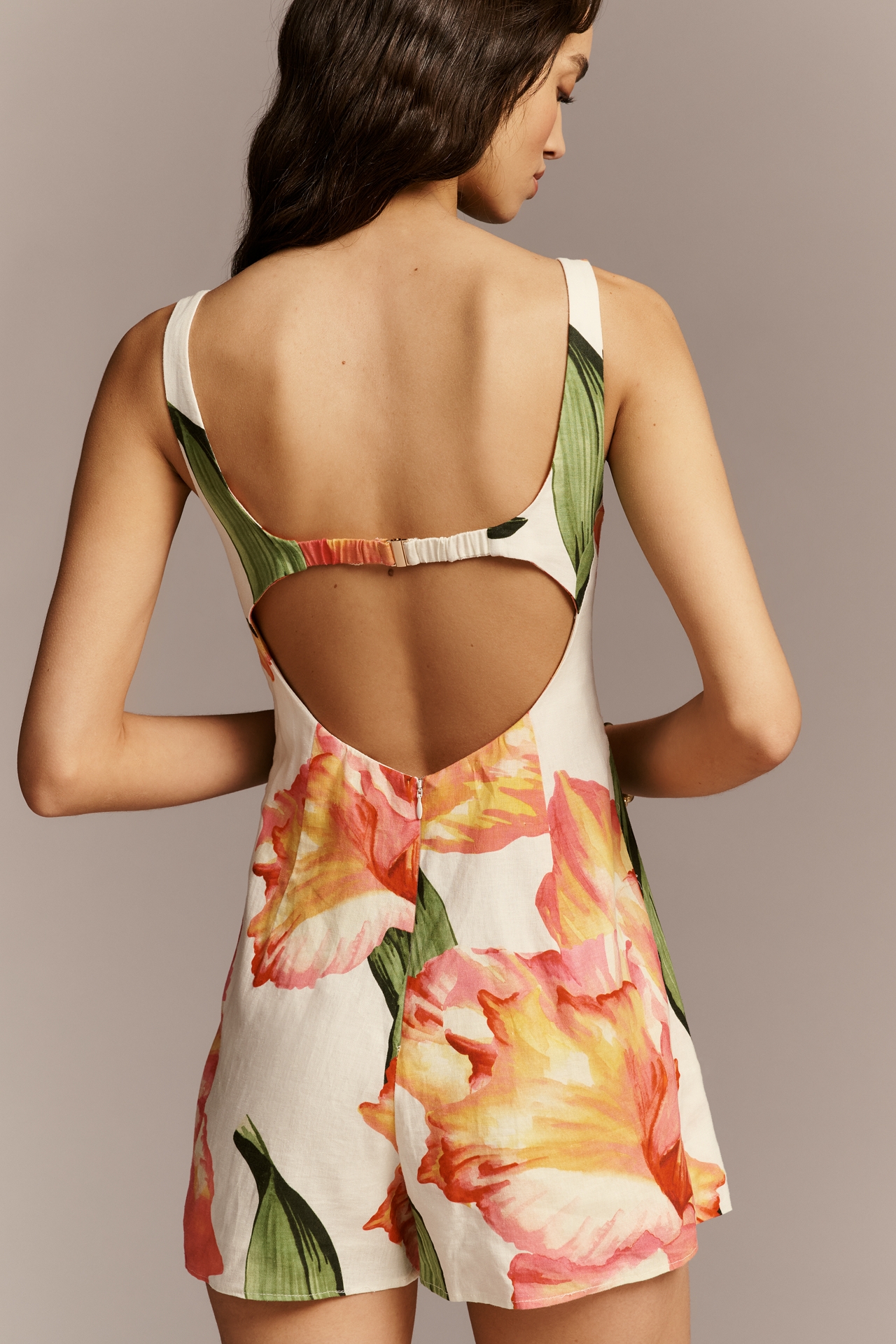 Amanda Uprichard Francie Sleeveless Romper