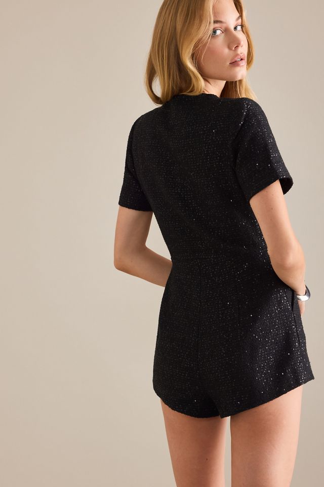 Bardot Estelle Boucle Playsuit #1